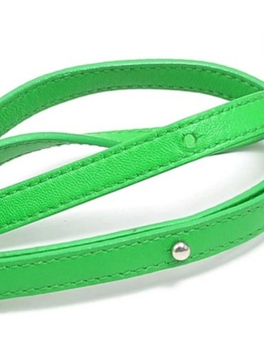 Auth BOTTEGAVENETA Daisy Shoulder Bag Green Acrylic/Leather - h31495a - Picture 8 of 11